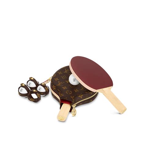 louis vuitton raquette ping pong|james monogram ping pong set.